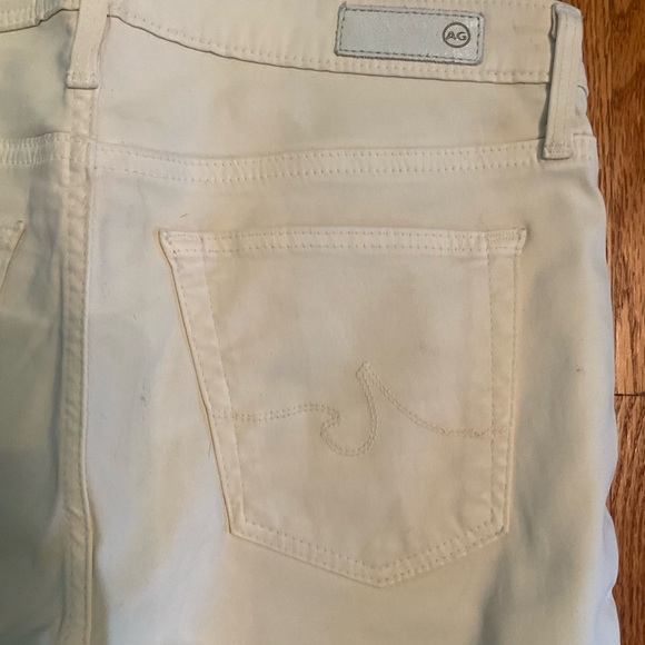 AG Adriano Goldschmied Jeans Beige 5-Pocket Skinny Fit w/ Stretch Sz 26R x 27.5” - Picture 12 of 15